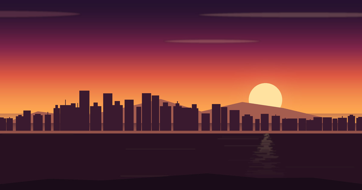 Illustrated view of Albuquerque