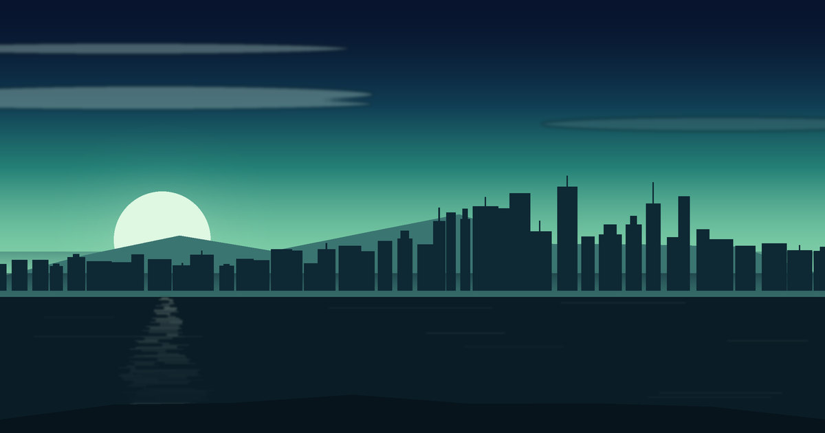 Illustrated view of Dublin