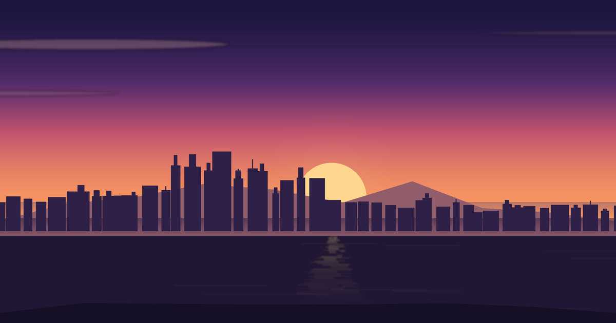 Illustrated view of Kansas City