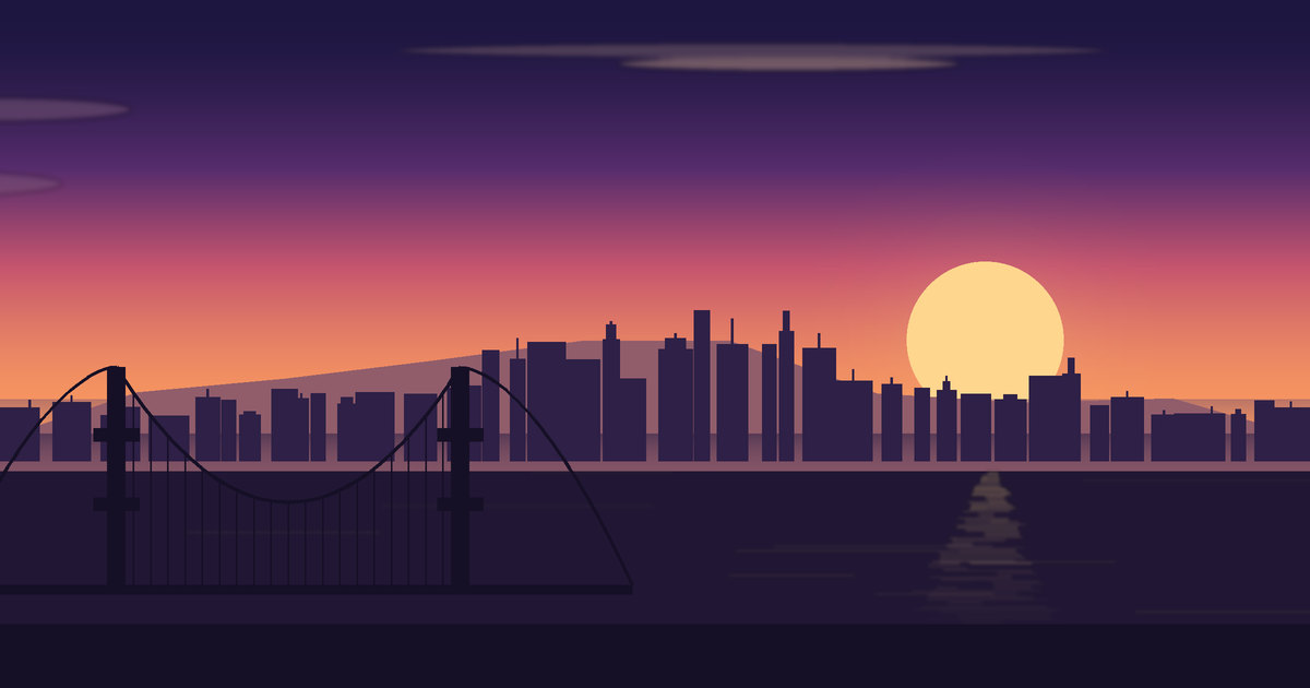 Illustrated view of Lisbon