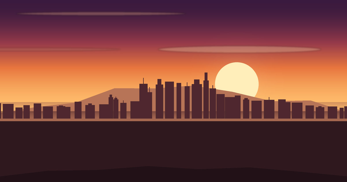 Illustrated view of Madrid