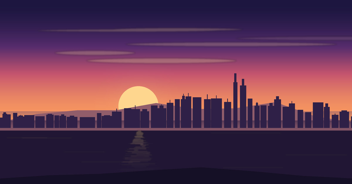 Illustrated view of Montreal