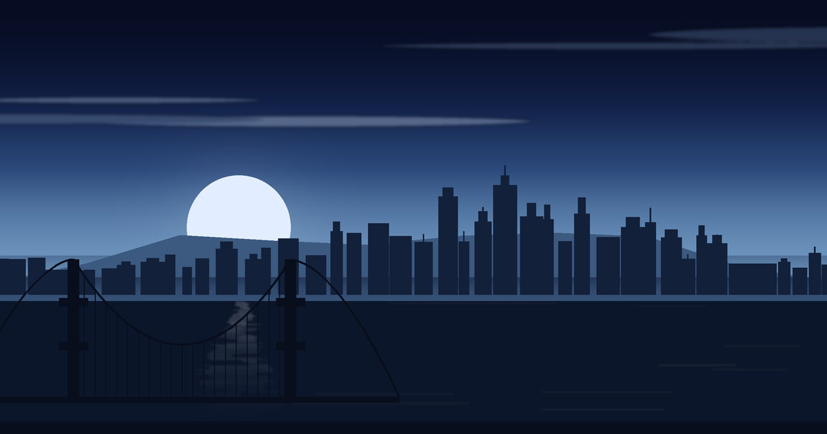 Illustrated view of Pittsburgh