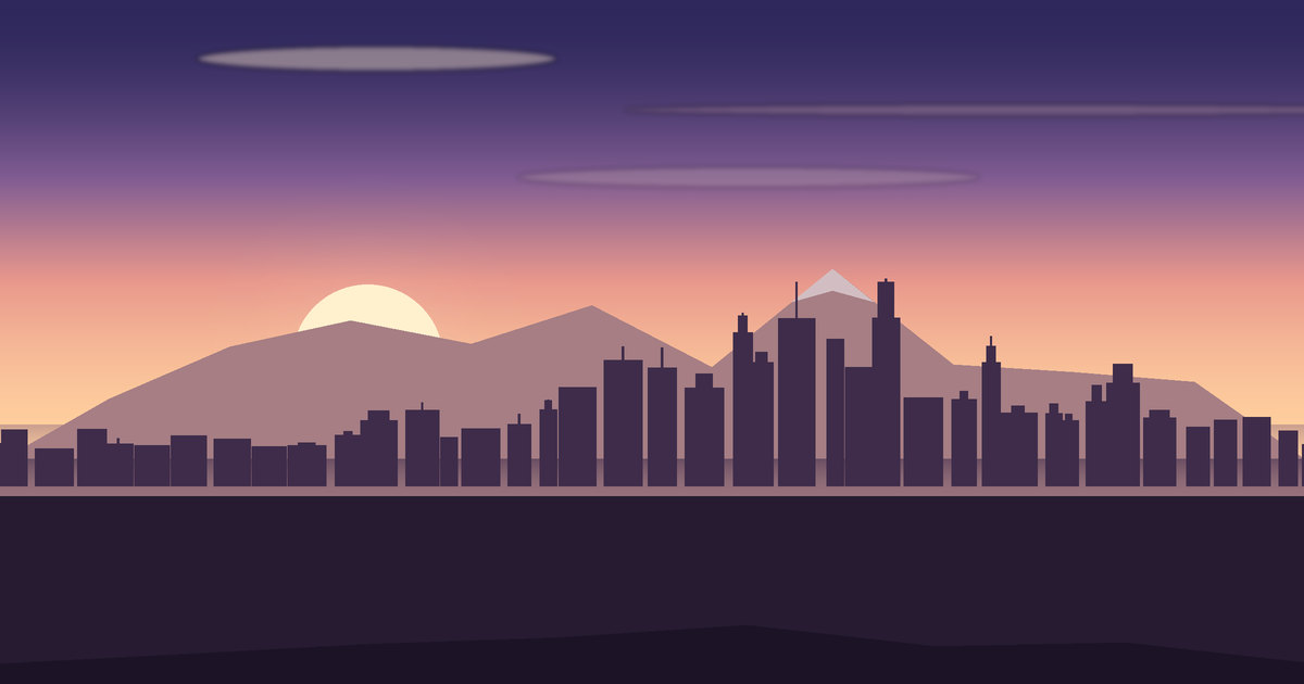 Illustrated view of Salt Lake City
