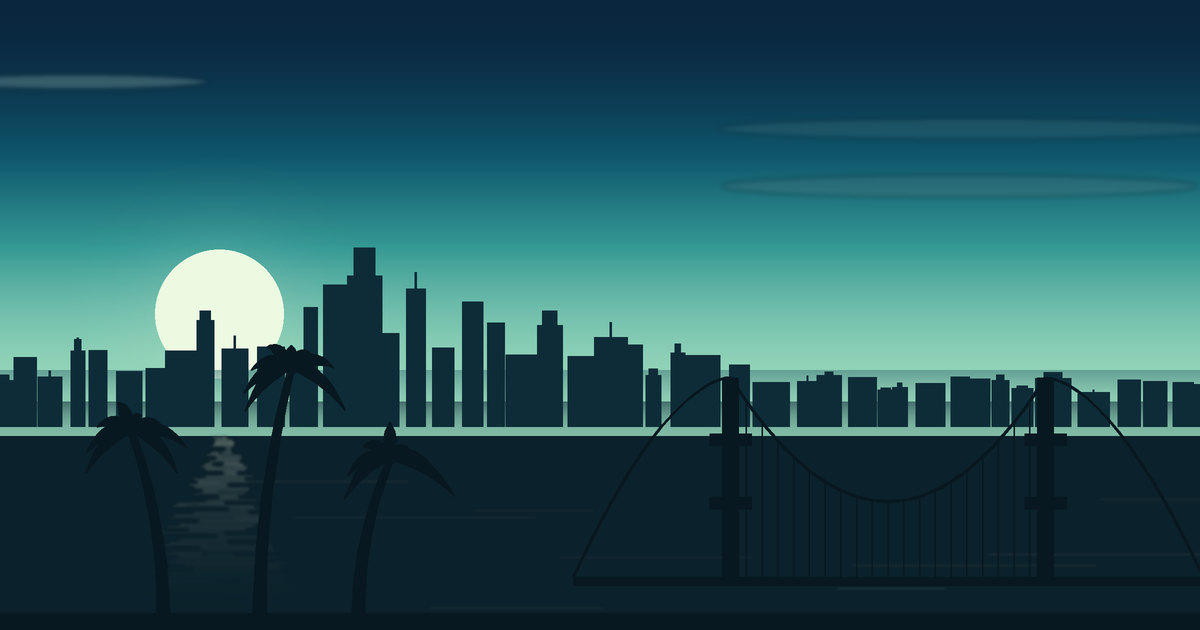 Illustrated view of San Diego
